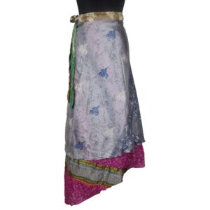 Vintage Silk Magic Wrap Skirt SW1914