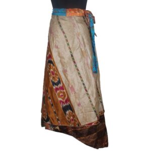 Vintage Silk Magic Wrap Skirt SW1915