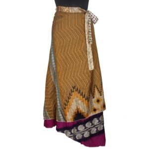 Vintage Silk Magic Wrap Skirt SW1917