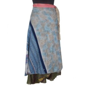 Vintage Silk Magic Wrap Skirt SW1919