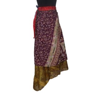 Vintage Silk Magic Wrap Skirt SW1922