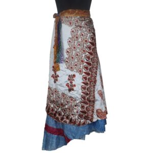 Vintage Silk Magic Wrap Skirt SW1923