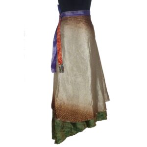 Vintage Silk Magic Wrap Skirt SW1925