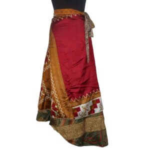 Vintage Silk Magic Wrap Skirt SW1926