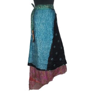 Vintage Silk Magic Wrap Skirt SW1927