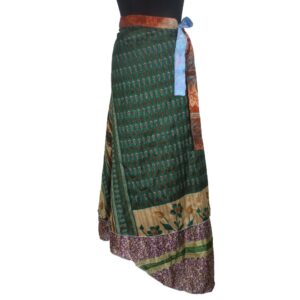 Vintage Silk Magic Wrap Skirt SW1928