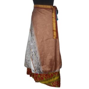 Vintage Silk Magic Wrap Skirt SW1929