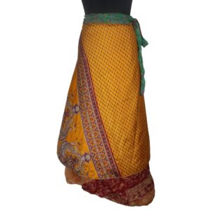 Vintage Silk Magic Wrap Skirt SW1931