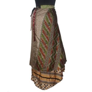 Vintage Silk Magic Wrap Skirt SW1933