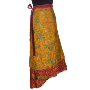 Vintage Silk Magic Wrap Skirt SW1934