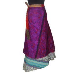 Vintage Silk Magic Wrap Skirt SW1935
