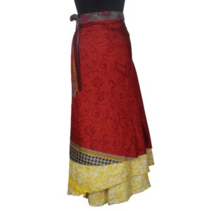 Vintage Silk Magic Wrap Skirt SW1938