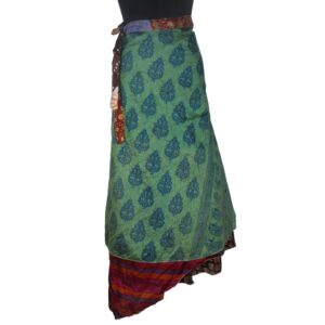 Vintage Silk Magic Wrap Skirt SW1940