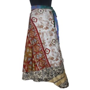 Vintage Silk Magic Wrap Skirt SW1944