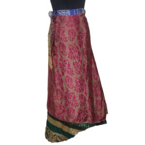 Vintage Silk Magic Wrap Skirt SW1945