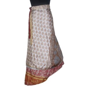 Vintage Silk Magic Wrap Skirt SW1946