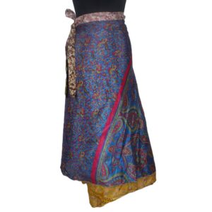 Vintage Silk Magic Wrap Skirt SW1947