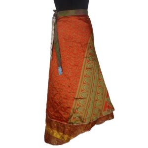 Vintage Silk Magic Wrap Skirt SW1948