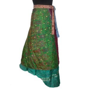 Vintage Silk Magic Wrap Skirt SW1951