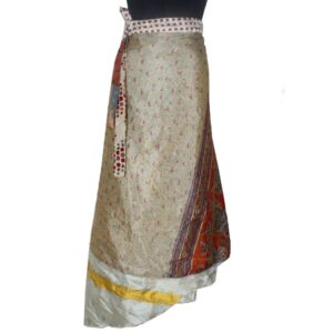 Vintage Silk Magic Wrap Skirt SW1956