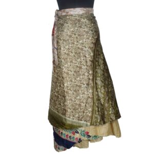 Vintage Silk Magic Wrap Skirt SW1957