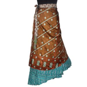 Vintage Silk Magic Wrap Skirt SW1959