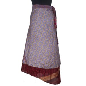 Vintage Silk Magic Wrap Skirt SW1960