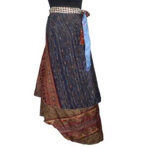 Vintage Silk Magic Wrap Skirt SW1961