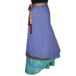 Vintage Silk Magic Wrap Skirt SW1962
