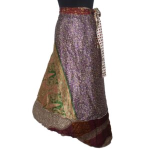 Vintage Silk Magic Wrap Skirt SW1968