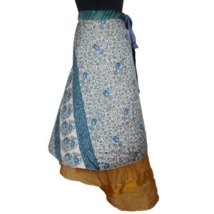 Vintage Silk Magic Wrap Skirt SW1970