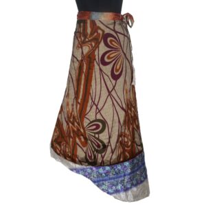 Vintage Silk Magic Wrap Skirt SW1971