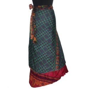 Vintage Silk Magic Wrap Skirt SW1973