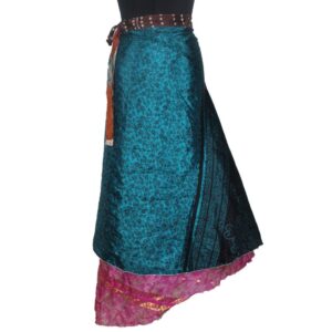Vintage Silk Magic Wrap Skirt SW1974
