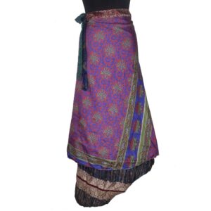 Vintage Silk Magic Wrap Skirt SW1977
