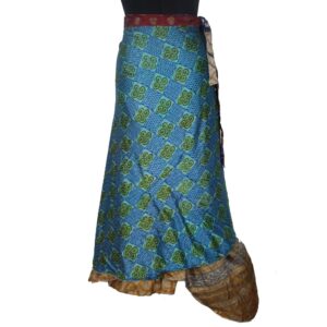 Vintage Silk Magic Wrap Skirt SW1979