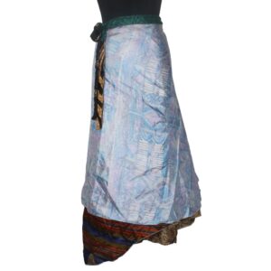 Vintage Silk Magic Wrap Skirt SW1982