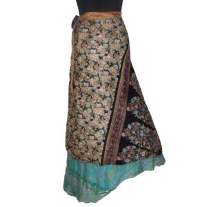 Vintage Silk Magic Wrap Skirt SW1985