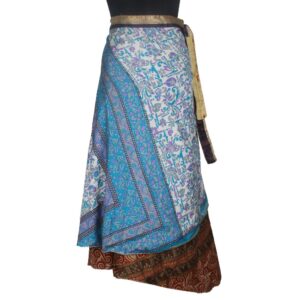 Vintage Silk Magic Wrap Skirt SW1987