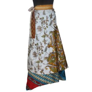 Vintage Silk Magic Wrap Skirt SW1988