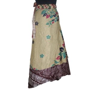 Vintage Silk Magic Wrap Skirt SW1989