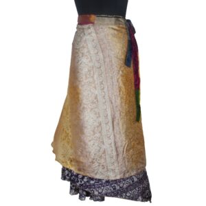 Vintage Silk Magic Wrap Skirt SW1991
