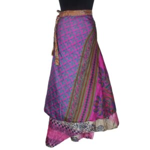 Vintage Silk Magic Wrap Skirt SW1993