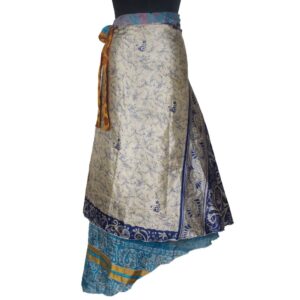 Vintage Silk Magic Wrap Skirt SW1998