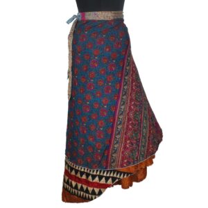 Vintage Silk Magic Wrap Skirt SW2001