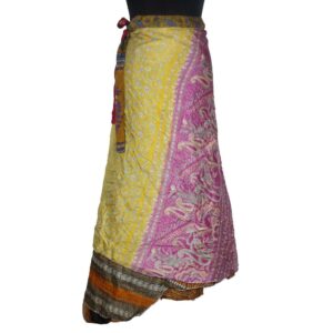 Vintage Silk Magic Wrap Skirt SW2004