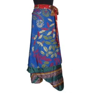 Vintage Silk Magic Wrap Skirt SW2005