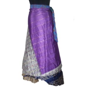 Vintage Silk Magic Wrap Skirt SW2009