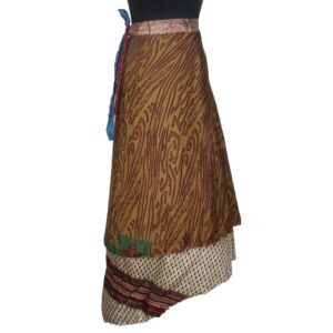 Vintage Silk Magic Wrap Skirt SW2010