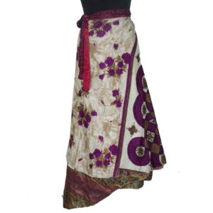 Vintage Silk Magic Wrap Skirt SW2012